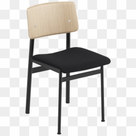 40011 190 Loft Chair Steelcut 190 Blackoak 1515593832 - Muuto Loft Bar Stool, HD Png Download - steel chair png