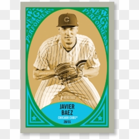 Javier Baez 2019 Heritage Baseball New Age Performers - Vintage Base Ball, HD Png Download - cubs hat png