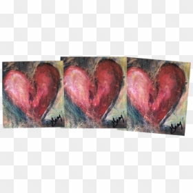 Wild Card Friday Painting Multiples, HD Png Download - watercolor hearts png