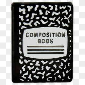 Composition Notebook Enamel Pin, HD Png Download - composition book png