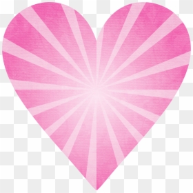 Clipart Png Transparent Pink Heart - Clip Art, Png Download - watercolor hearts png