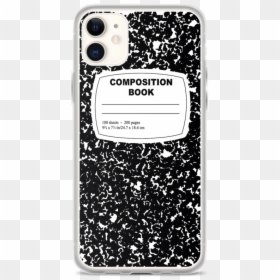 Composition Notebook Case Iphone 11 Pro, HD Png Download - composition book png