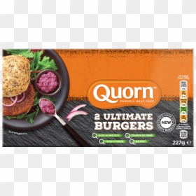 Quorn Ultimate Vegan Burger, HD Png Download - quarter pounder png