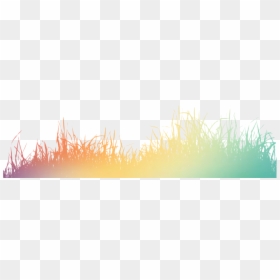 Color Grass Silhouette Png Download - Grass, Transparent Png - yellow grass png
