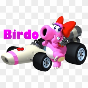 Birdo Images Birdo Wih Her B-dasher In Mk7 - Mario Yoshi And Birdo, HD Png Download - birdo png