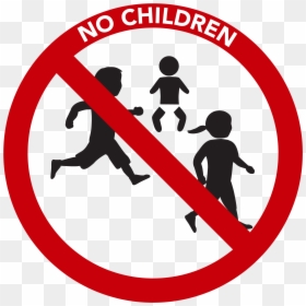 No Kids Allowed Sign Png, Transparent Png - kids playing soccer png