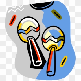 Vector Illustration Of Latin Music Maracas Or Rumba, HD Png Download - rumba png