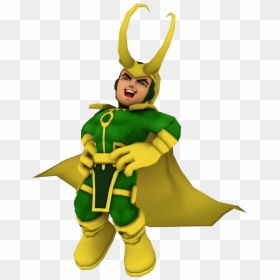 Marvel Database - Cartoon, HD Png Download - loki comic png