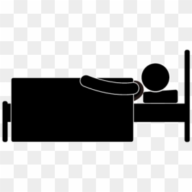 Bed At Getdrawings Com - Today Is My Week Off, HD Png Download - bed silhouette png