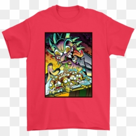 Crazy Cocaine Rick And Morty Crazy Rick Sanchez Shirts - Jiraiya Shirt, HD Png Download - rick and morty characters png