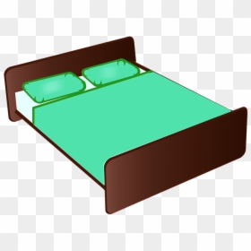 Bed Bedroom Furniture - Bed Furniture Clipart, HD Png Download - bed silhouette png