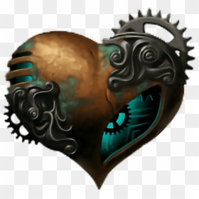 #heart #steampunk #freetoedit - Steampunk Heart Gif, HD Png Download - steampunk heart png