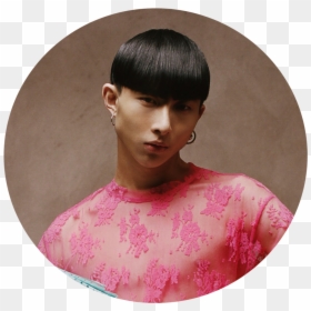 Brett Lloyd Circle - Girl, HD Png Download - bowl cut png