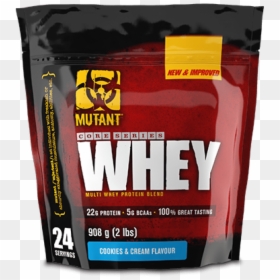 Protein Mutant Whey - Mutant Whey Cookies And Cream, HD Png Download - whey png
