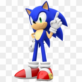 Sonic The Hedgehog Sonic Forces Sonic 3d Doctor Eggman - Sonic The Hedgehog Finger Wag, HD Png Download - sonic hat png