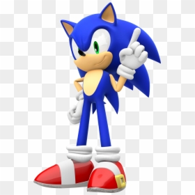 Sonic The Hedgehog Sonic Forces Sonic 3d Doctor Eggman - Sonic The Hedgehog Finger Wag, HD Png Download - sonic hat png