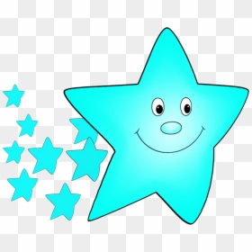 Svg Royalty Free Library Star Orange Flying Drawing - Transparent Star Cartoon Gif, HD Png Download - cute stars png