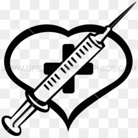 Transparent Needle Clipart - Heart And Needle, HD Png Download - needle emoji png