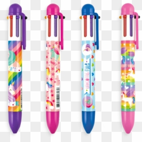 Pen With Different Colors, HD Png Download - colorful post it notes png
