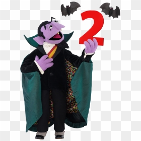 Sesame Street Count Number 2, HD Png Download - count chocula png