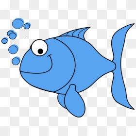 City Of Lake Elsinore Summer Swim Program - Clip Art Blue Fish, HD Png Download - puffer fish png