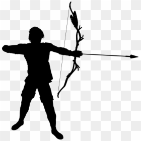 Archery Clipart, HD Png Download - arrow png bow