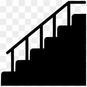 Stair Silhouette At Getdrawings - Transparent Background Stairs Clipart, HD Png Download - ladder clipart png