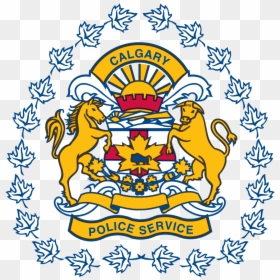 Calgary Police Service Logo, HD Png Download - police flag png