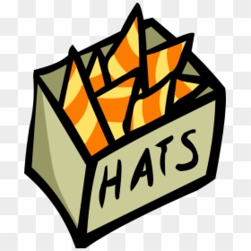 2nd Anniversary Party 2nd Year Party Hat Box - Club Penguin 1st Anniversary, HD Png Download - 1st anniversary png
