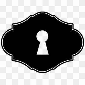 Keyhole Of Old Style - Transparent Clipart Label Png, Png Download - old fashioned png