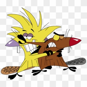 Angry Beavers By Ilhajaot - Angry Beavers Coloring Pages, HD Png Download - angry beavers png