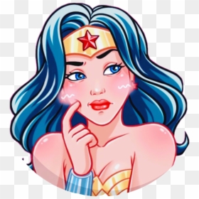 #favorite #wonder #woman #wonderwomanfan #wonderwoman - Wonder Woman Stickers Telegram, HD Png Download - wonder girl png