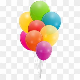 Multicolored Balloon Png Image - Balloons Png, Transparent Png - party balloon png