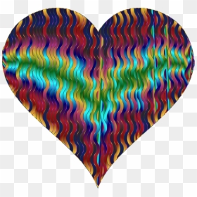 Wavy Line With Heart Clip Art - Heart, HD Png Download - heart line art png