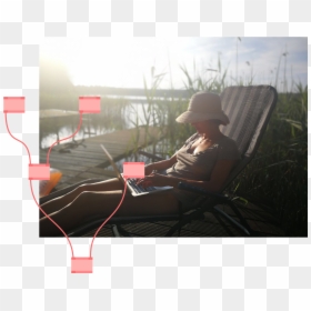 Sitting, HD Png Download - link's hat png