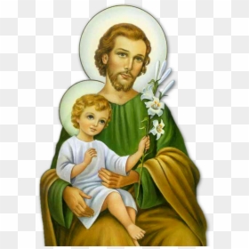 Mary Saint Joseph Giuseppe Name Day Oblates Of St - Saint Joseph Png, Transparent Png - saint png