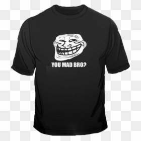 #gamer #troll #trollface #shirt #gamershirt #quote - Troll Face, HD Png Download - troll face meme png
