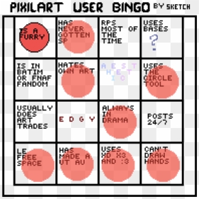 Pixilart Bingo , Transparent Cartoons - Fnaf Au Fandom, HD Png Download - bingo clipart png