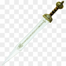 Knightly Sword Ancient Rome Gladius Spatha - Transparent Excalibur Png, Png Download - celtic sword png