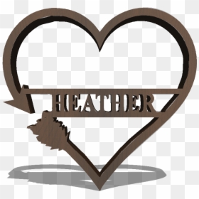 Heart, HD Png Download - heart and arrow png