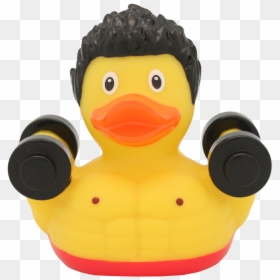 Duck With Six Pack, HD Png Download - yellow duck png