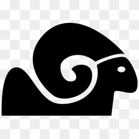Capricorn Symbol With Big Horn - Illustration, HD Png Download - capricorn symbol png