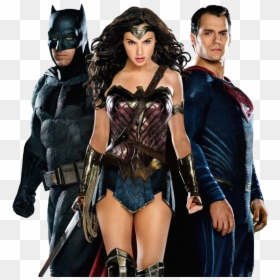 Download Batman Vs Superman Png Picture - Wonder Woman And Spiderman And Superman, Transparent Png - batman costume png