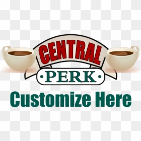 Cup, HD Png Download - central perk png