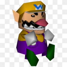 Mario Party N64 Mario Png, Transparent Png - waluigi mustache png