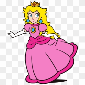 2d Princess Peach Appreciation Post - Princess Peach Super Mario World, HD Png Download - waluigi mustache png