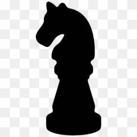 Black Horse Chess Piece Shape - Chess, HD Png Download - chess pieces clip art png