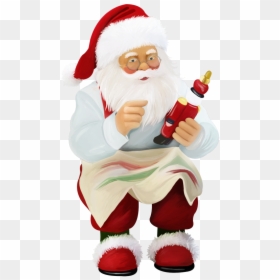 El Png Natal - Santa Claus, Transparent Png - santa sitting png