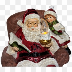 Santa Claus Christmas Figure Free Photo - Santa Claus, HD Png Download - santa sitting png