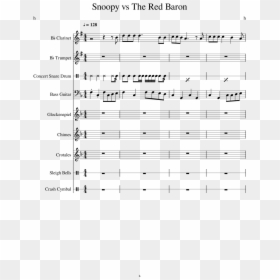 Ballad Of The Wind Fish Violin Sheet Music, HD Png Download - snoopy christmas png